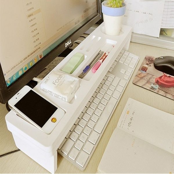 Schreibtisch-Aufbewahrungsregal, Büro-Desktop-Organizer, Telefon, Tastatur, Stift, Deskstop und Regale Y200429