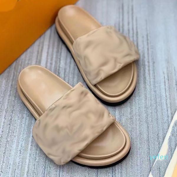 

women sandals sunset flat comfort mules padded front strap slippers 2022, Black