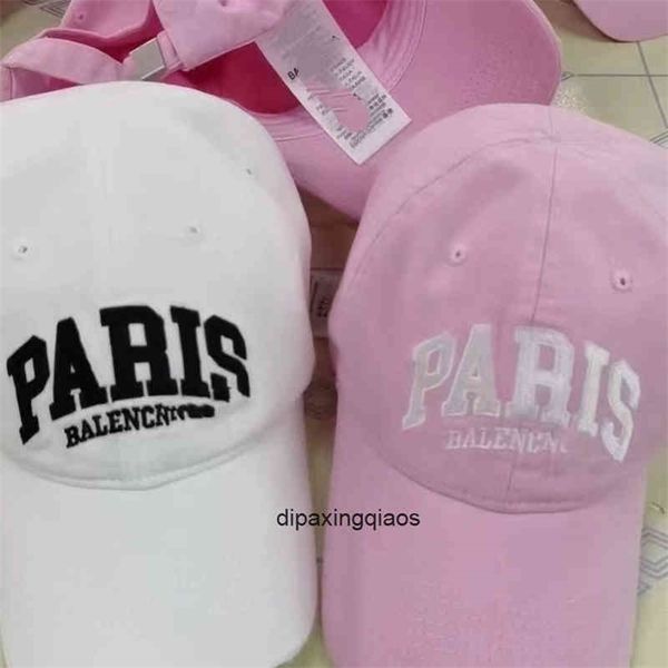 

designer balencaigass ball caps ball letter printed and version of paris washed men's women's fashion versatile face small, Blue;gray