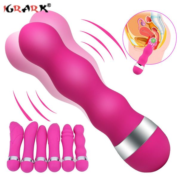 Vibrador de várias velocidades AV Stick G Spot G vibração Dildo Vagina Clit