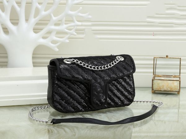 

2022 designers shoulder bags women handbags purses fashion designer chain messenger crossbody bag marmont