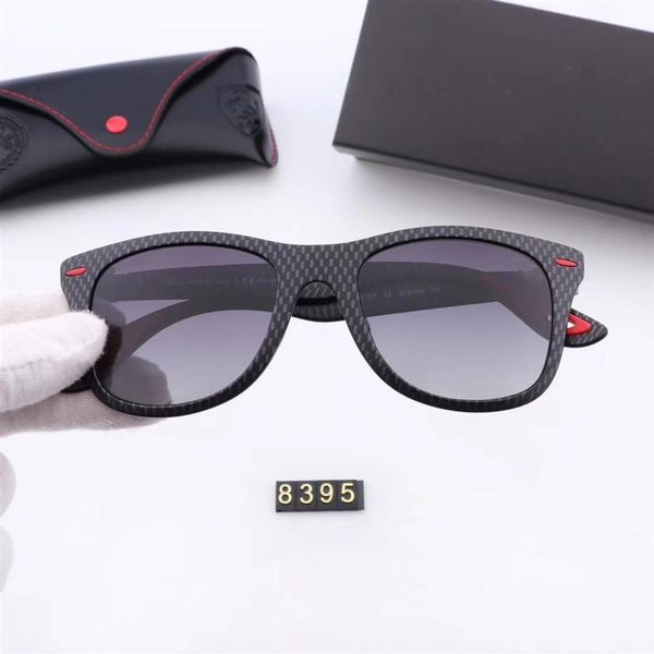 

of brand fleet series sunglasses for men and women's fashion polarized sunglasses ultra light frame 8395 with box297e, White;black