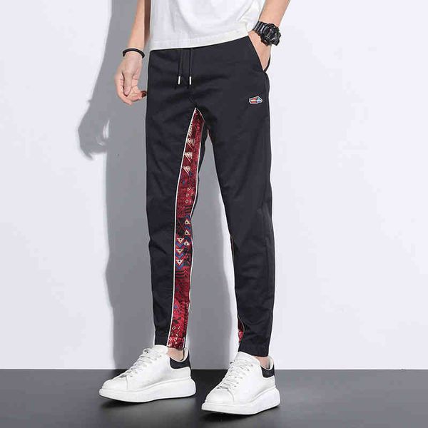 

men's pants summer men's ice casual pants nylon fabric 7azk, Black