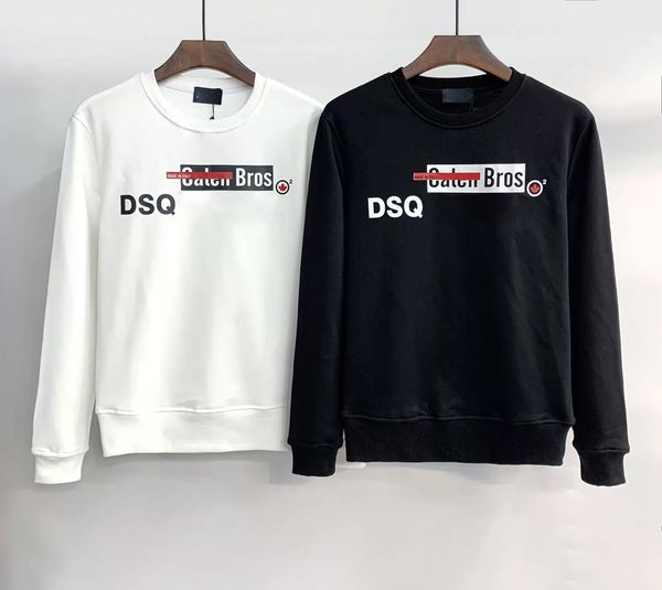 

dsqsury hoody new mens designer hoodies italy fashion sweatshirts autumn print dsq hoodie male 100% cotton ds433, Black