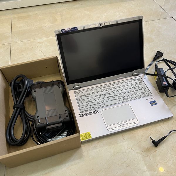 Ferramenta de diagnóstico automático MB STAR C6 SD CONNECT C6 com o protocolo DOIP V03.2024 S0FT/WARE X-entrry EPC WIS DTS em Laptop CF-AX2 I5 4G Tela de toque