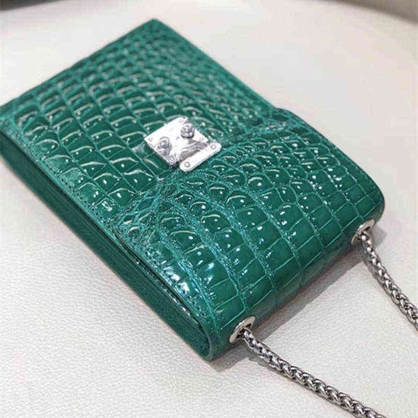 

leather designer real mobile phone bag for ladies grade crocodile