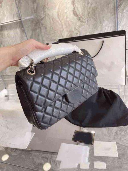 

cf crossbody bags for women leather high-quality luxury handbag brand designer classic diagonal wallet lambskin purse with gold shoulder cha