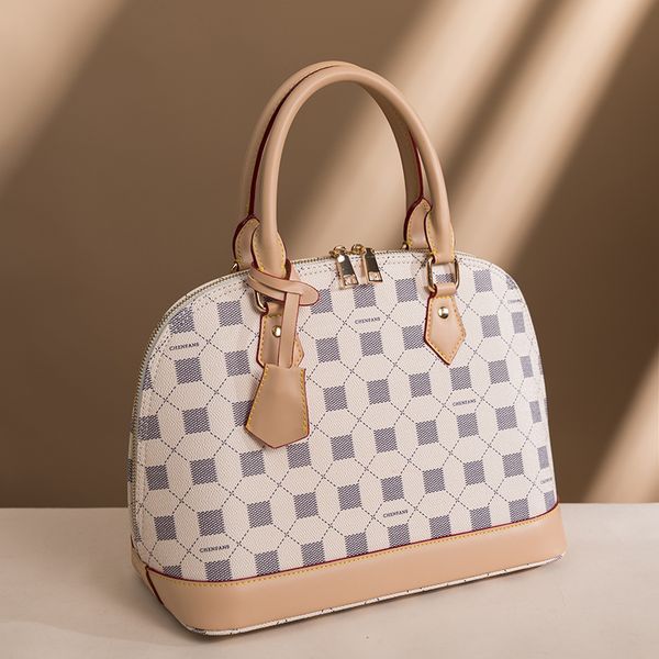 

luxury brand handbag classic shell design totes bags for women 2022 trendy crossbody bag pu leather lady luxury bag