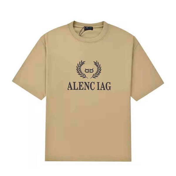 

print short sleeve t-shirt loose and versatile casual, White