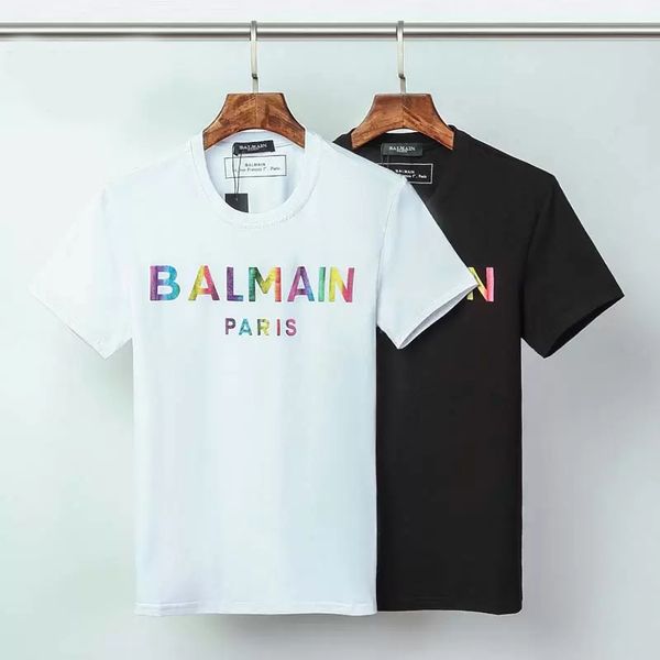 

new t shirt designer tshirt luxury mens t-shirt black white color letters pure cotton slimming breathable anti-pillingshort sleeve men women, White;black