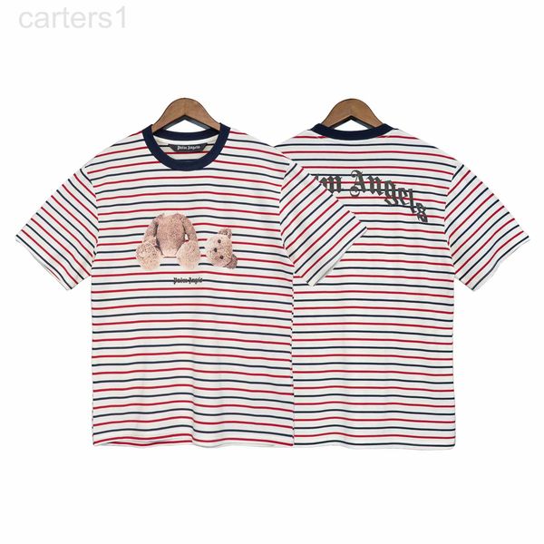 

men's t-shirts designer new fashion pa angel decapitated teddy bear printed t-shirt loose men's and women's short sleeve t-sh, White;black