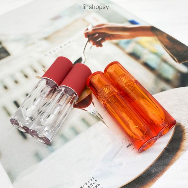 

factory outlet lipstick tube []tip bottom round transparent lip glaze empty lip gloss sub bottling packaging material 2.5ml