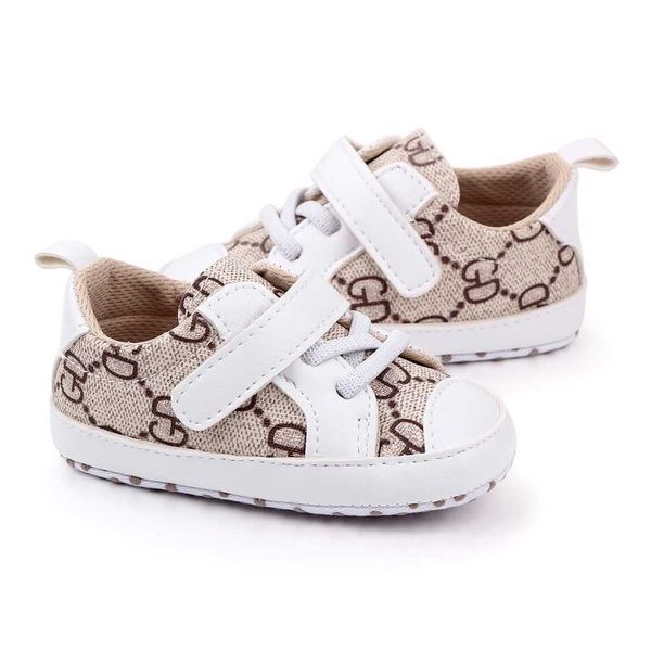 

newborn infants baby soft sole crab shoes prewalker sneakers fashion casual sports laceless strape sneaker runner trainers outdoor walking s