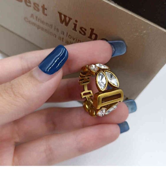 

fashion trend new ladies luxury brand designer wholesale dijia letter female d family simple, Silver
