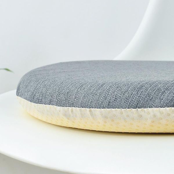 Almofada/travesseiro decorativo de cor simples de cor sólida redonda bupads macios respiráveis