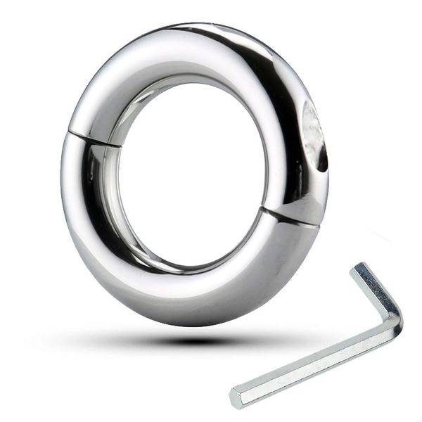 Novo 6 tamanho de aço inoxidável pênis de anel de anel da maca