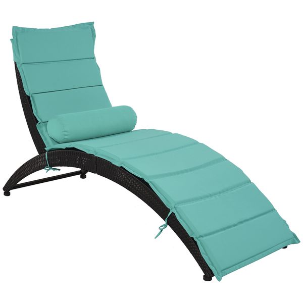 

new modern patio benches wicker sun lounger pe rattan foldable chaise lounger with removable cushion and bolster pillow black beige
