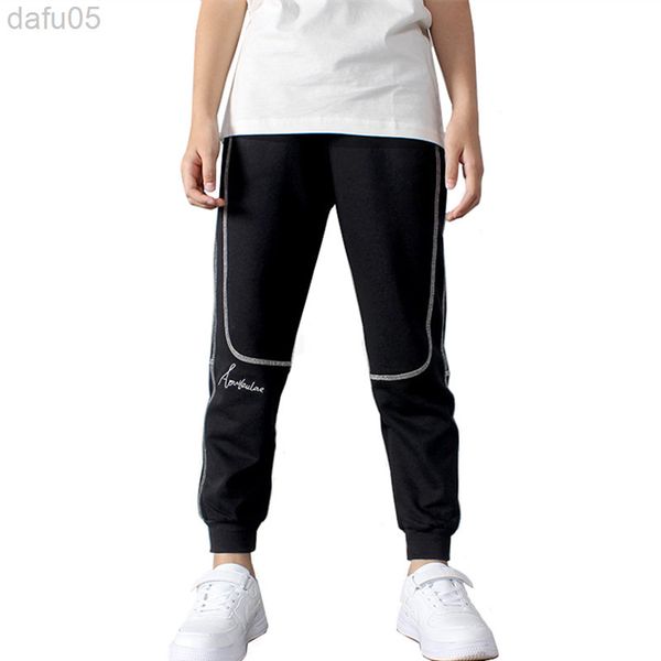 

children jogging pants new spring korean version embroidered kids sport pants for teen boys 6 8 10 12 14 year pants lc381 l220808, Blue