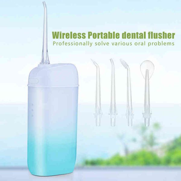 

portable oral irrigator 200ml, usb charging, floss water ipx7, waterproof, tooth cleaning bathroom 220511