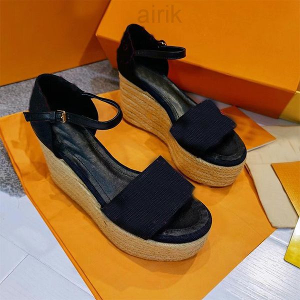 

starboard wedge sandals espadrilles sackcloth linen ankle ties women sandals academy flat flatform passenger starboard coastline peep open, Black