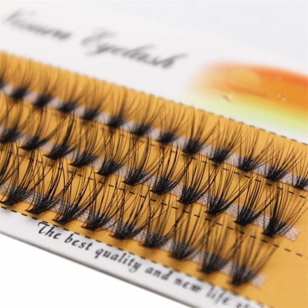 

60pcs natural long 20d mink individual eyelashes professional cluster false eye lashes make up faux soft extension makeup tools 220524