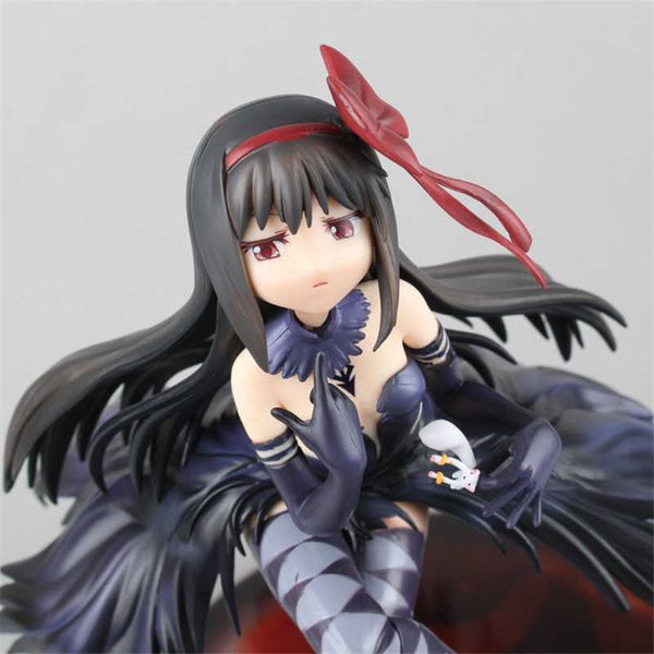 

huiya01 anime figures puella magi madoka magica akemi homuragirl toy action figurine model madoka xmas gift collection model kawaii gk q0722