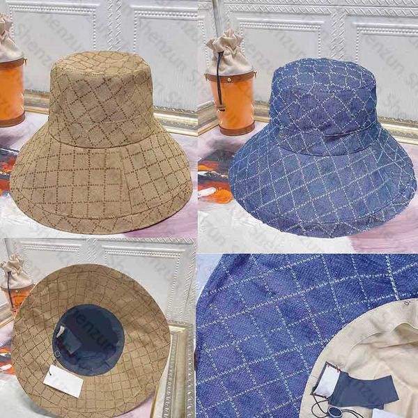 

small letter designer bucket hats for woman man fashion brand sun hat campaniform caps summer beach sunbonnet casquette 56565, Blue;gray