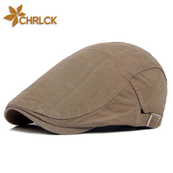

autumn beret caps men women vintage news boy cap cabbie gatsby cotton outdoor hats brand sun hat duck mouth caps cotton j220722, Blue;gray