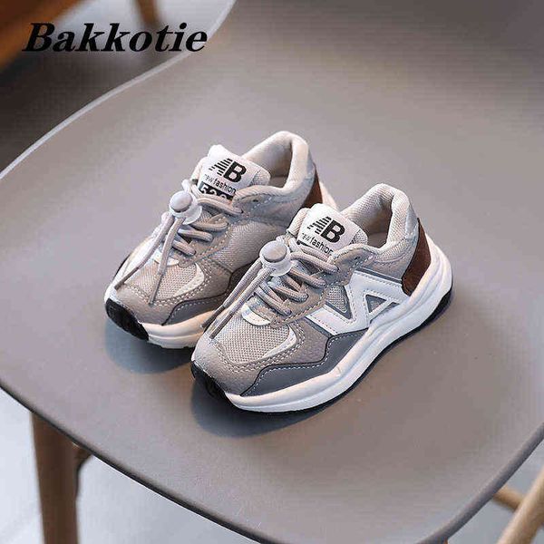 

kids sneakers 2022 spring boys casual sports chunky sneaker girls fashion brand baby shoes soft sole breathable black g220422, Black;red