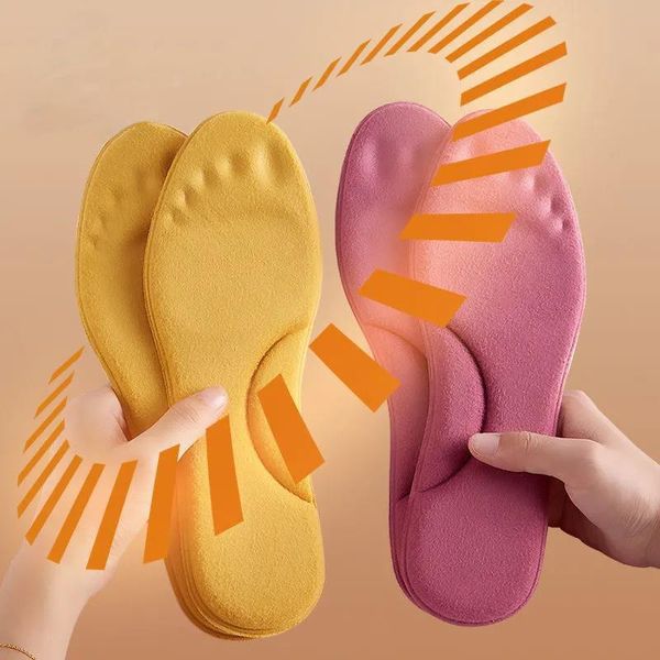 Socken Strumpfwaren Winter Warm Halten Selbst Erhitzende Einlegesohle Für Frauen Männer Stiefel Pad Sohle Memory Foam Sport Einlegesohlen Hohe Qualität wiederholt Schuhe In