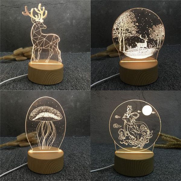 Tischlampen Kawaii Home Decor Deco Blume Niedlicher Schreibtisch Dekorative Schlafzimmerlampe Bettzimmerdekoration Neuheit Beleuchtung Baby NachtlichtTisch