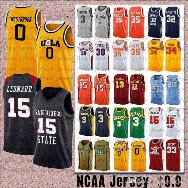 

college basketball wears ncca jersey kawhi leonard james iverson 23 lebron durant 13 harden 30 curry stephen college basketball jerseys russ, Black