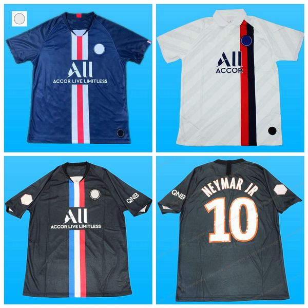 

19 20 soccer jerseys maillot classic vintage camisetas football shirts uniforms men home mbappe kimpembe marquinhos verratti wijnaldum maria, Black;yellow