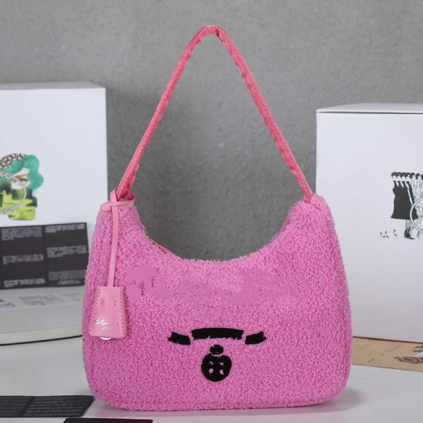 

2022 new luxury fashion ladies shoulder bags re-edition handbag messenger bag soft terry fabric women mini totes
