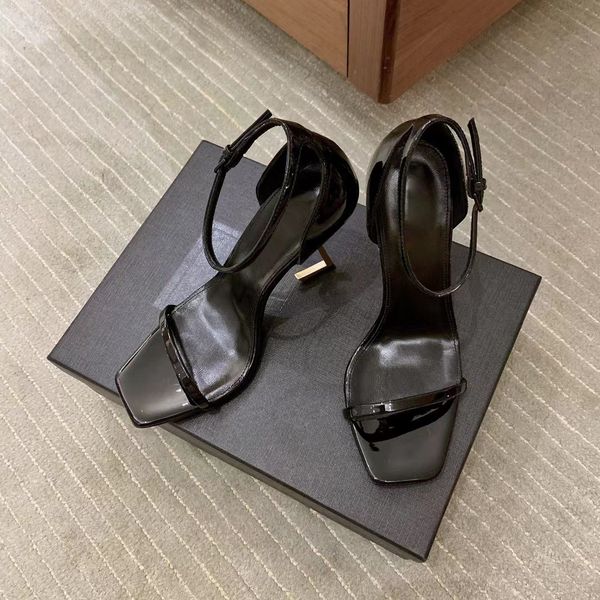 

designers heels women dress shoes classic black high-heeled sandal fashion party wedding shoe pointed thin heel 10cm comfortable sandals sty