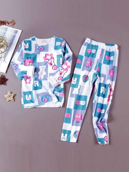 

toddler boys cartoon graphic pj set she02, Blue;red