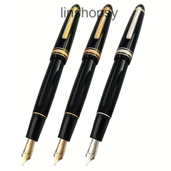 

yamalang 149 black resin fountain pens school gifts from teachers and students stationery men writing rollerball pen for christmas gift