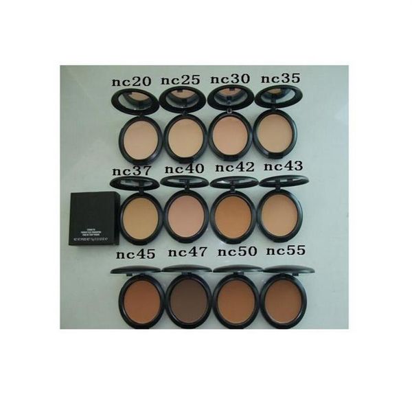 

face powder makeup powder plus foundation pressed matte natural make up facial powder easy to wear 15g nc 10pcs lot316z