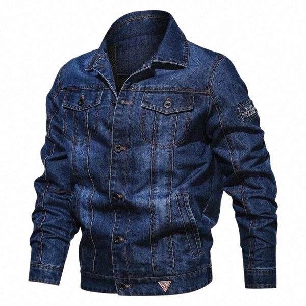

men's jackets jacket men casual denim multi-pocket and coat biker motorcycle windbreaker jeans casaco masculino size 6xl o31e#, Black;brown