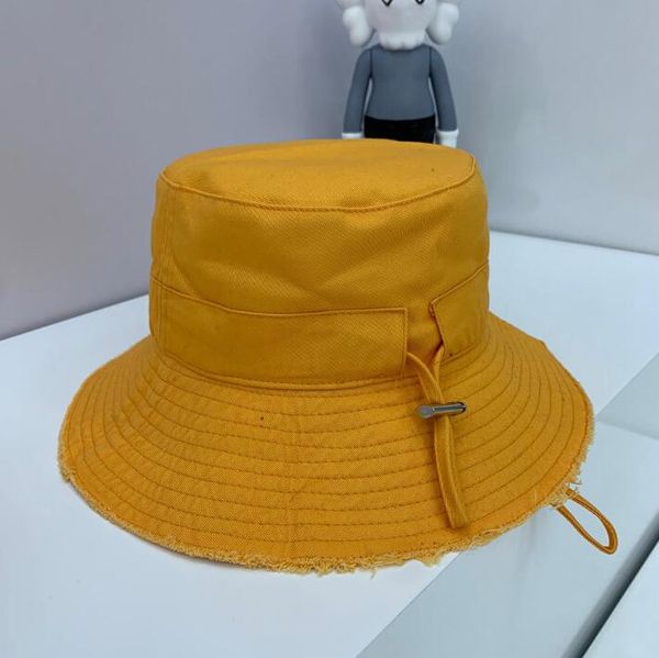

hat summer women's bucket hats raw edges canvas drawstring women sun hat khaki, Blue;gray