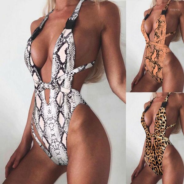 Tute da donna Rompers 2022 Donne sexy One pezzi Swimsuit costume da bagno imbottito in bikini.