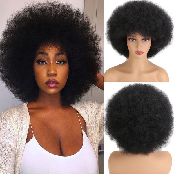 

lx brand afro kinky curly wig female 8inch short afro wig for women good quality synthetic hair black pink blonde cosplay wig with bangsfact