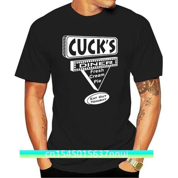 

cuckold mens tshirt cucks diner tee cuckolding femdom 220702, White;black