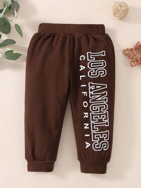 

baby letter graphic sweatpants she01, Blue