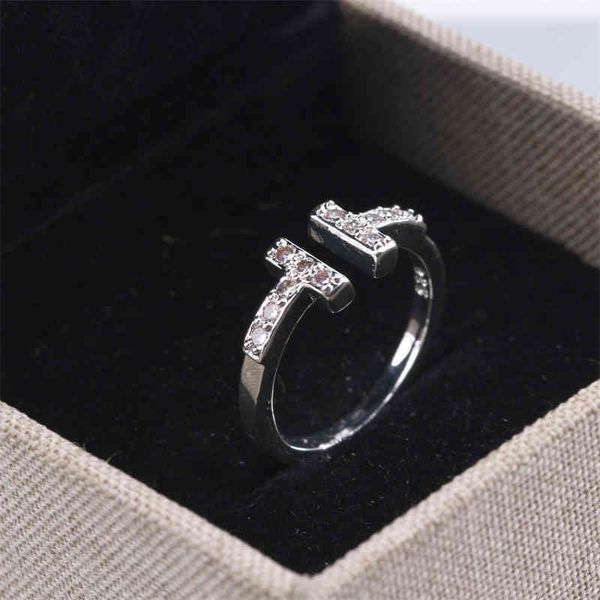 

ocbo european and american fashion brand t family new ring valley ailing, Golden;silver
