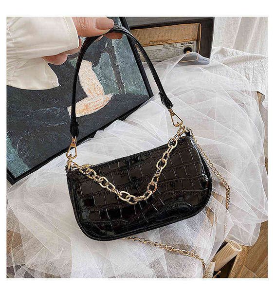 

bag female fashion korean chain armpit bag single shoulder women's mouth red hand mobile phone