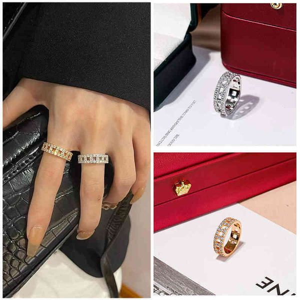 

hugl 18k gold hollowed out checkered ring female sterling silver t home wide and narrow version true index finger male couple pair category