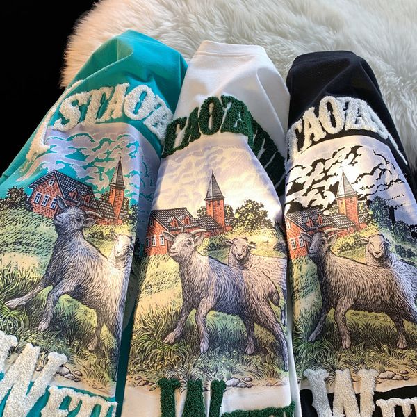 

privathinker flocking letter women's t-shirt short sleeve oversized tee shirts cartoon graphic fashion female clothing 220720, White