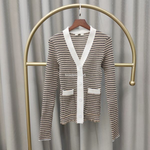 

women's sweaters 21 ed autumn slim knit striped cardigan long sleeve contrast color sweater coat small minority fragrance women's, White;black