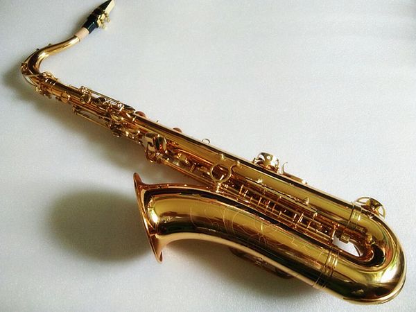 

tenor saxophone bb model sax golden tenor saxopfone musical instruments perfect packaging gift way shipment and case